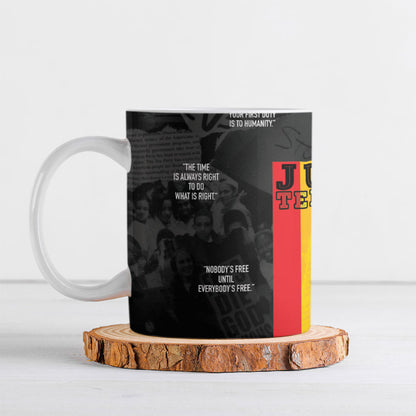Juneteenth 2026 Black History Ceramic Mug Freedom Quotes Collage