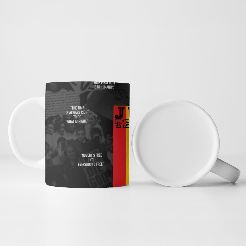 Juneteenth 2026 Black History Ceramic Mug Freedom Quotes Collage
