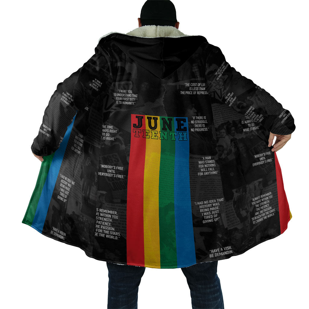 Juneteenth 2026 Black History Cloak Freedom Quotes Collage