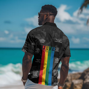 Juneteenth 2026 Black History Hawaiian Shirt Freedom Quotes Collage