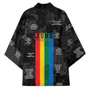 Juneteenth 2026 Black History Kimono Freedom Quotes Collage
