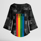 Juneteenth 2026 Black History Kimono Sleeve Blouse Freedom Quotes Collage