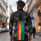 Juneteenth 2026 Black History Long Sleeve Button Shirt Freedom Quotes Collage