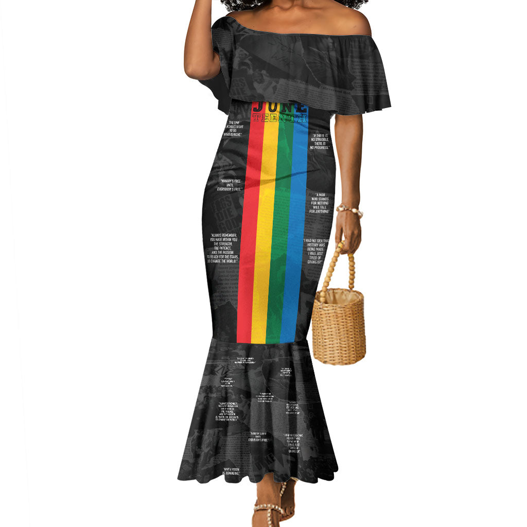 Juneteenth 2026 Black History Mermaid Dress Freedom Quotes Collage
