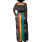 Juneteenth 2026 Black History Off Shoulder Maxi Dress Freedom Quotes Collage