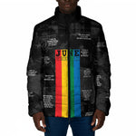 Juneteenth 2026 Black History Padded Jacket Freedom Quotes Collage