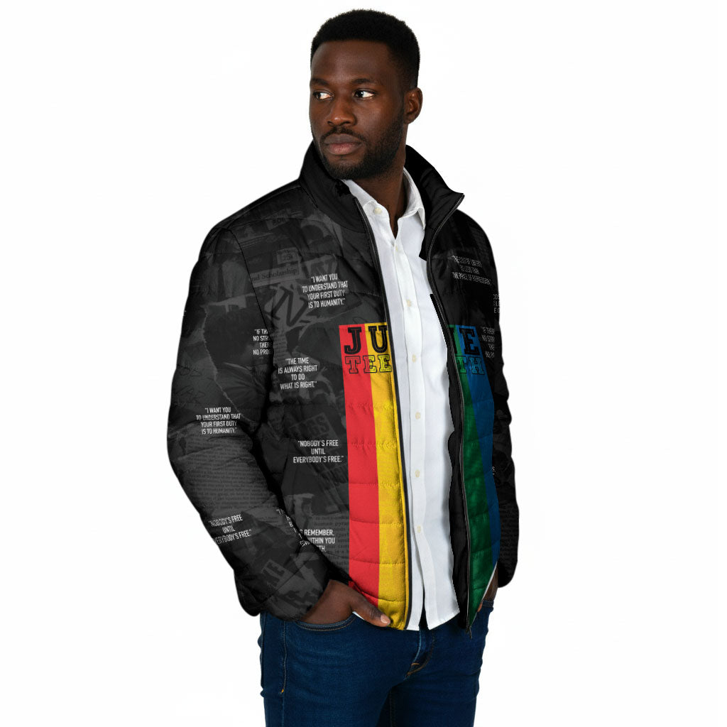 Juneteenth 2026 Black History Padded Jacket Freedom Quotes Collage