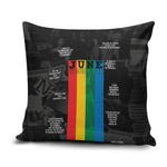 Juneteenth 2026 Black History Pillow Cover Freedom Quotes Collage