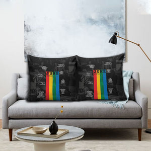 Juneteenth 2026 Black History Pillow Cover Freedom Quotes Collage