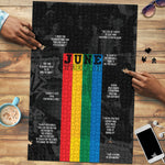 Juneteenth 2026 Black History Puzzle Freedom Quotes Collage