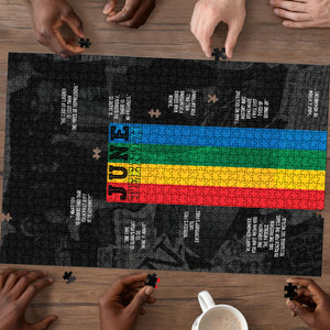 Juneteenth 2026 Black History Puzzle Freedom Quotes Collage