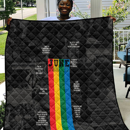 Juneteenth 2026 Black History Quilt Freedom Quotes Collage