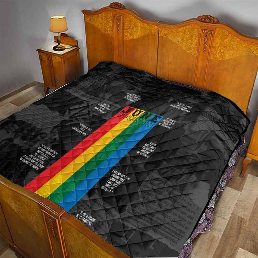 Juneteenth 2026 Black History Quilt Freedom Quotes Collage
