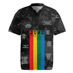Juneteenth 2026 Black History Rugby Jersey Freedom Quotes Collage