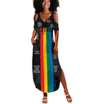 Juneteenth 2026 Black History Summer Maxi Dress Freedom Quotes Collage