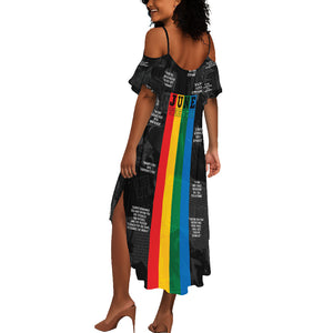 Juneteenth 2026 Black History Summer Maxi Dress Freedom Quotes Collage