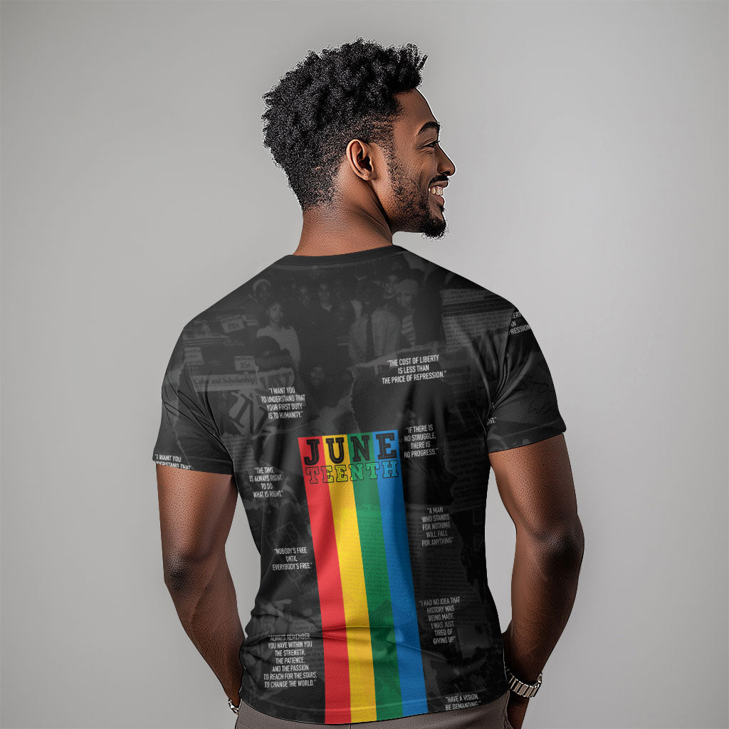 Juneteenth 2026 Black History T shirt Freedom Quotes Collage