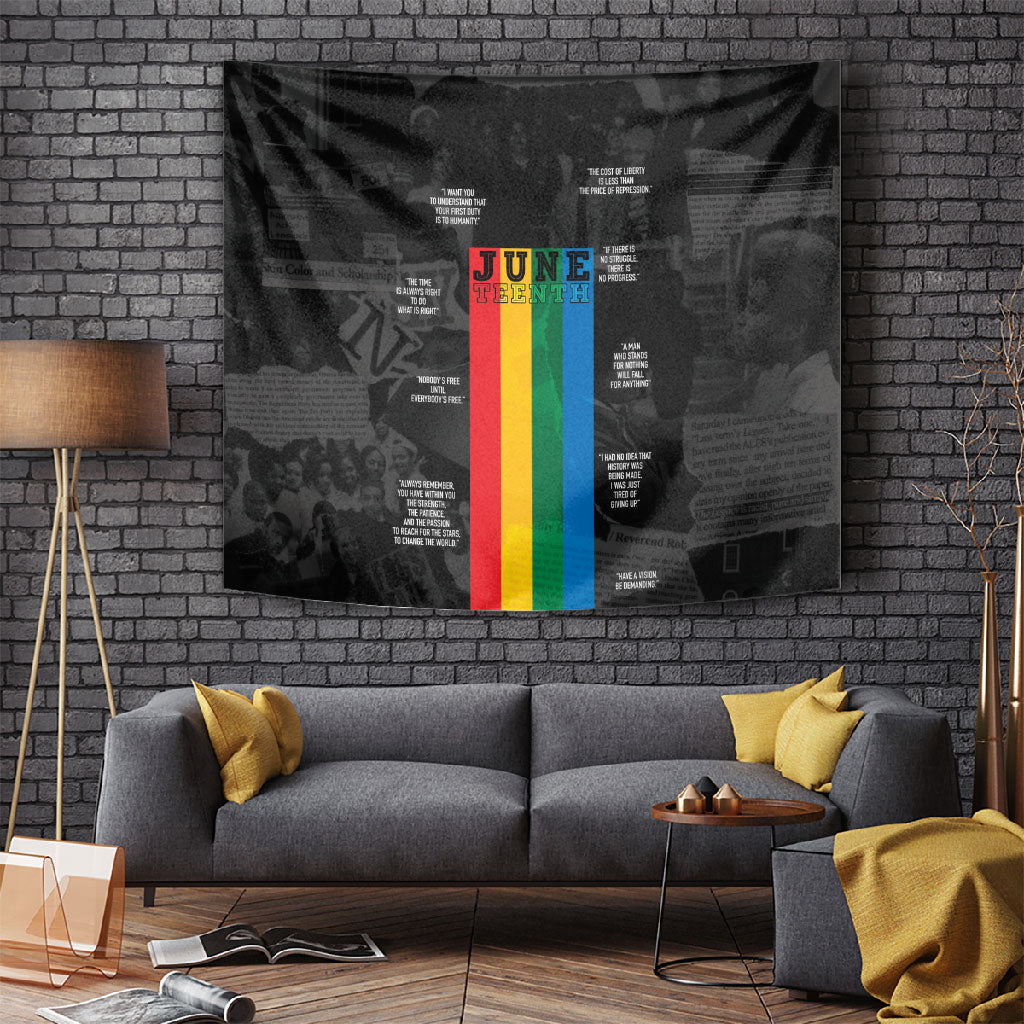 Juneteenth 2026 Black History Tapestry Freedom Quotes Collage