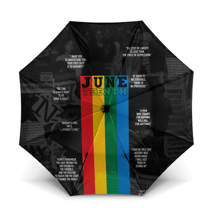 Juneteenth 2026 Black History Umbrella Freedom Quotes Collage
