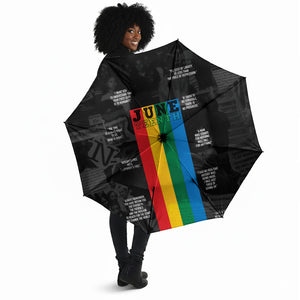 Juneteenth 2026 Black History Umbrella Freedom Quotes Collage