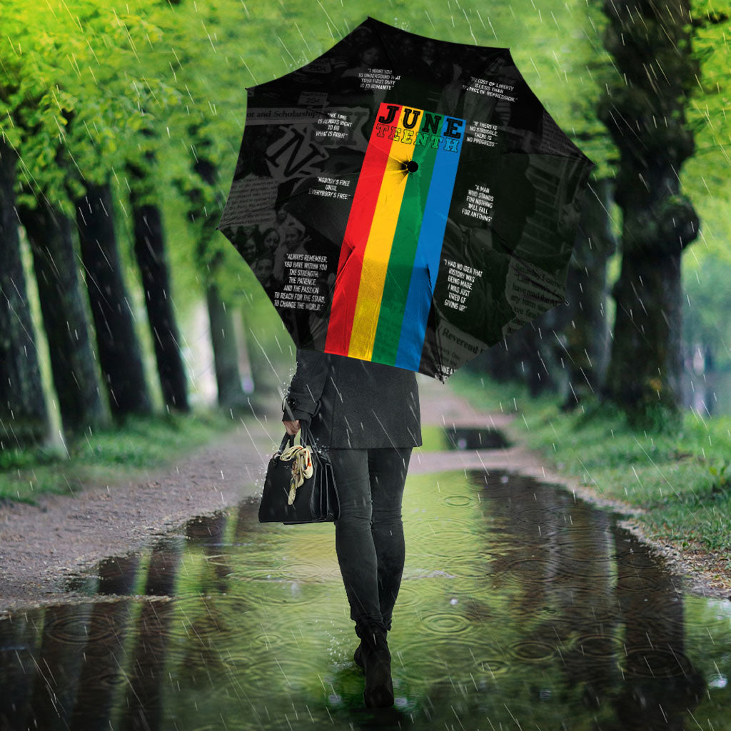 Juneteenth 2026 Black History Umbrella Freedom Quotes Collage