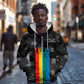Juneteenth 2026 Black History Zip Hoodie Freedom Quotes Collage