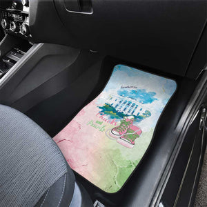 Chucks N Pearls 2024 Car Mats Pink Green Rocking The World