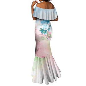 Chucks N Pearls 2024 Mermaid Dress Pink Green Rocking The World