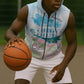 Chucks N Pearls 2024 Sleeveless Zip Hoodie Pink Green Rocking The World - African Pride