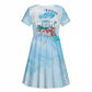 Chucks N Pearls 2024 Kid Short Sleeve Dress I'm With Her
