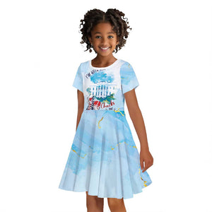 Chucks N Pearls 2024 Kid Short Sleeve Dress I'm With Her