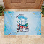 Chucks N Pearls 2024 Rubber Doormat I'm With Her
