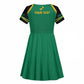 JLP Choose Jamaica Kid Short Sleeve Dress - African Pride
