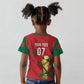 Morocco Football WC2026 Custom Kid T shirt Atlas Lions - Conquer The World LT7