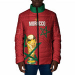 Morocco Football WC2026 Custom Padded Jacket Atlas Lions - Conquer The World - African Pride