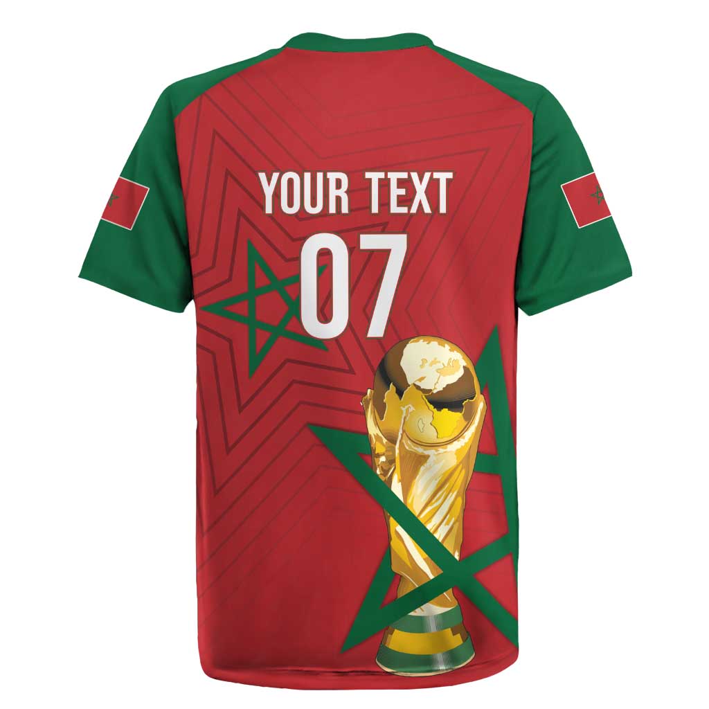 Morocco Football WC2026 Custom Rugby Jersey Atlas Lions - Conquer The World LT7