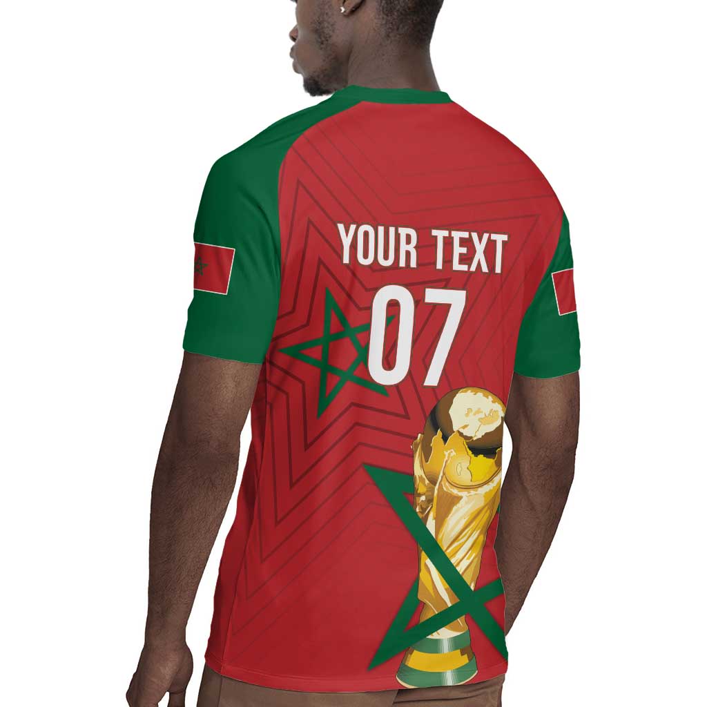 Morocco Football WC2026 Custom Rugby Jersey Atlas Lions - Conquer The World LT7