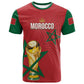 Morocco Football WC2026 Custom T shirt Atlas Lions - Conquer The World LT7