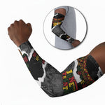 Juneteenth Freedom Day Personalized Grunge Ethnic Motif Arm Sleeves Black History