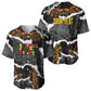 Juneteenth Freedom Day Personalized Grunge Ethnic Motif Baseball Jersey Black History
