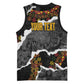 Juneteenth Freedom Day Personalized Grunge Ethnic Motif Basketball Jersey Black History