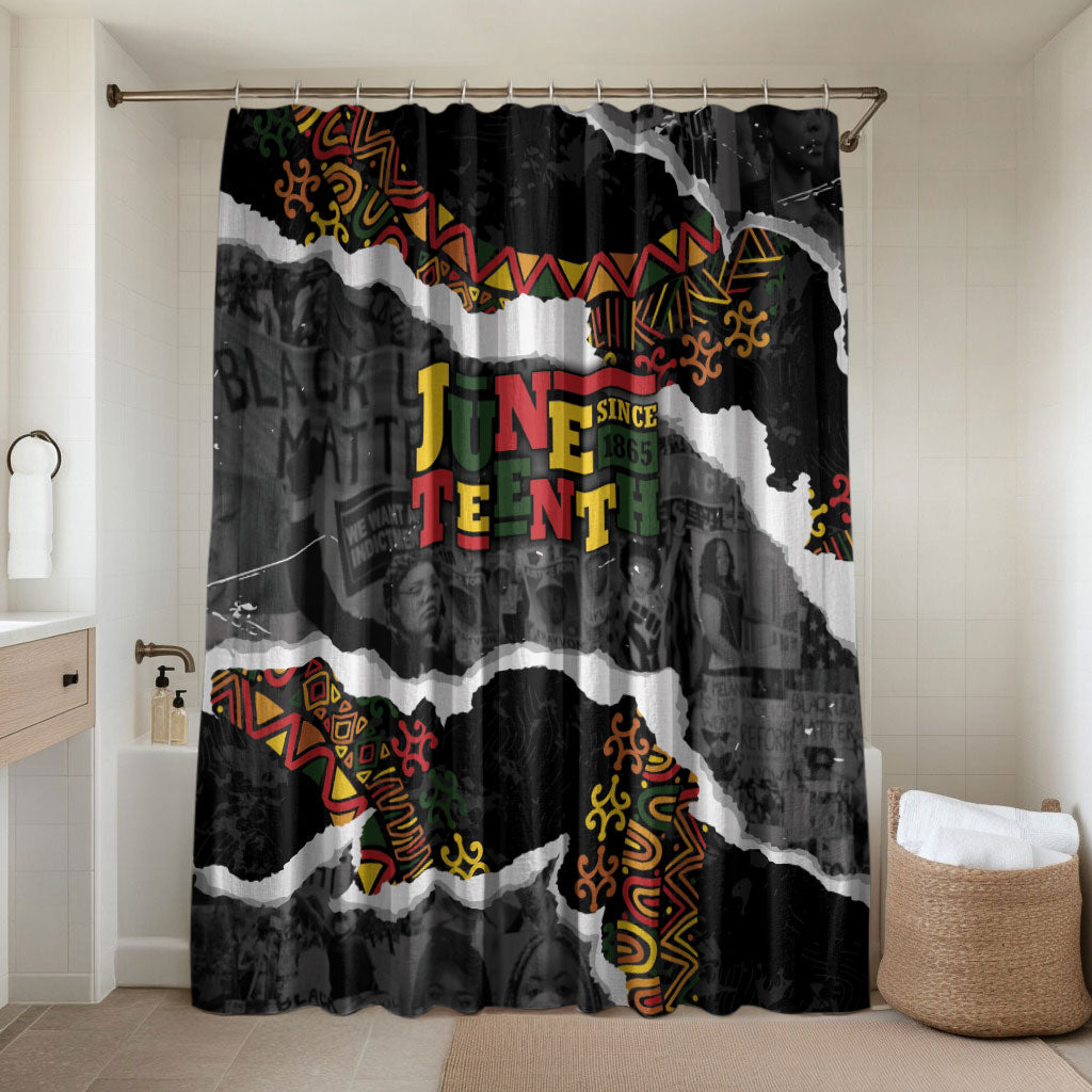 Juneteenth Freedom Day Grunge Ethnic Motif Bathroom Set Black History