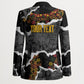 Juneteenth Freedom Day Personalized Grunge Ethnic Motif Blazer Black History