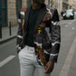 Juneteenth Freedom Day Personalized Grunge Ethnic Motif Blazer Black History