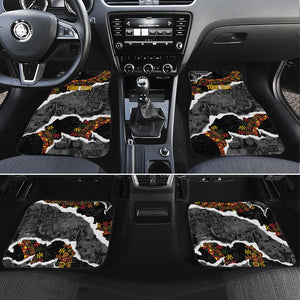 Juneteenth Freedom Day Personalized Grunge Ethnic Motif Car Mats Black History