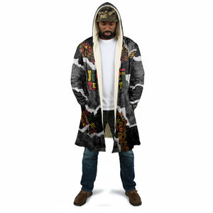 Juneteenth Freedom Day Personalized Grunge Ethnic Motif Cloak Black History