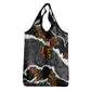 Juneteenth Freedom Day Grunge Ethnic Motif Grocery Bag Black History