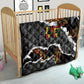 Juneteenth Freedom Day Grunge Ethnic Motif Quilt Black History