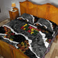 Juneteenth Freedom Day Grunge Ethnic Motif Quilt Bed Set Black History