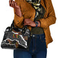 Juneteenth Freedom Day Grunge Ethnic Motif Shoulder Handbag Black History